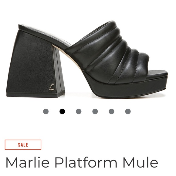 Brand New Black Marlie Platform Mule - Picture 6 of 7